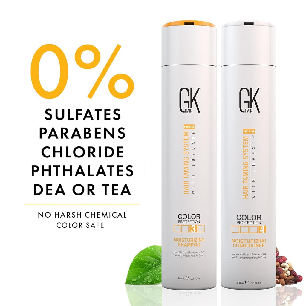 Global Keratin GK Hair Moisturizing Shampoo & Conditioner (300ML + 300ML) - 600ML