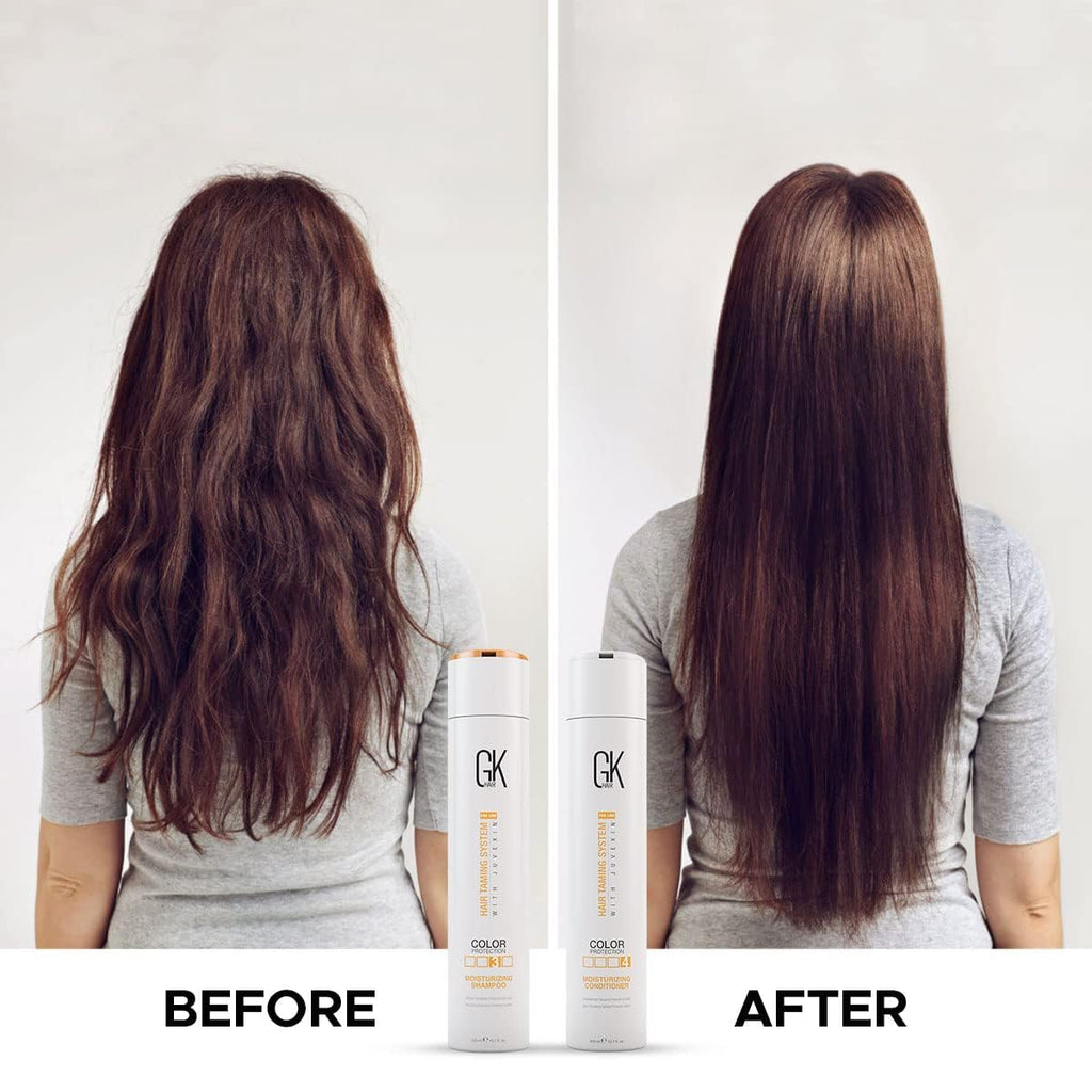 Global Keratin GK Hair Moisturizing Shampoo & Conditioner (300ML + 300ML) - 600ML