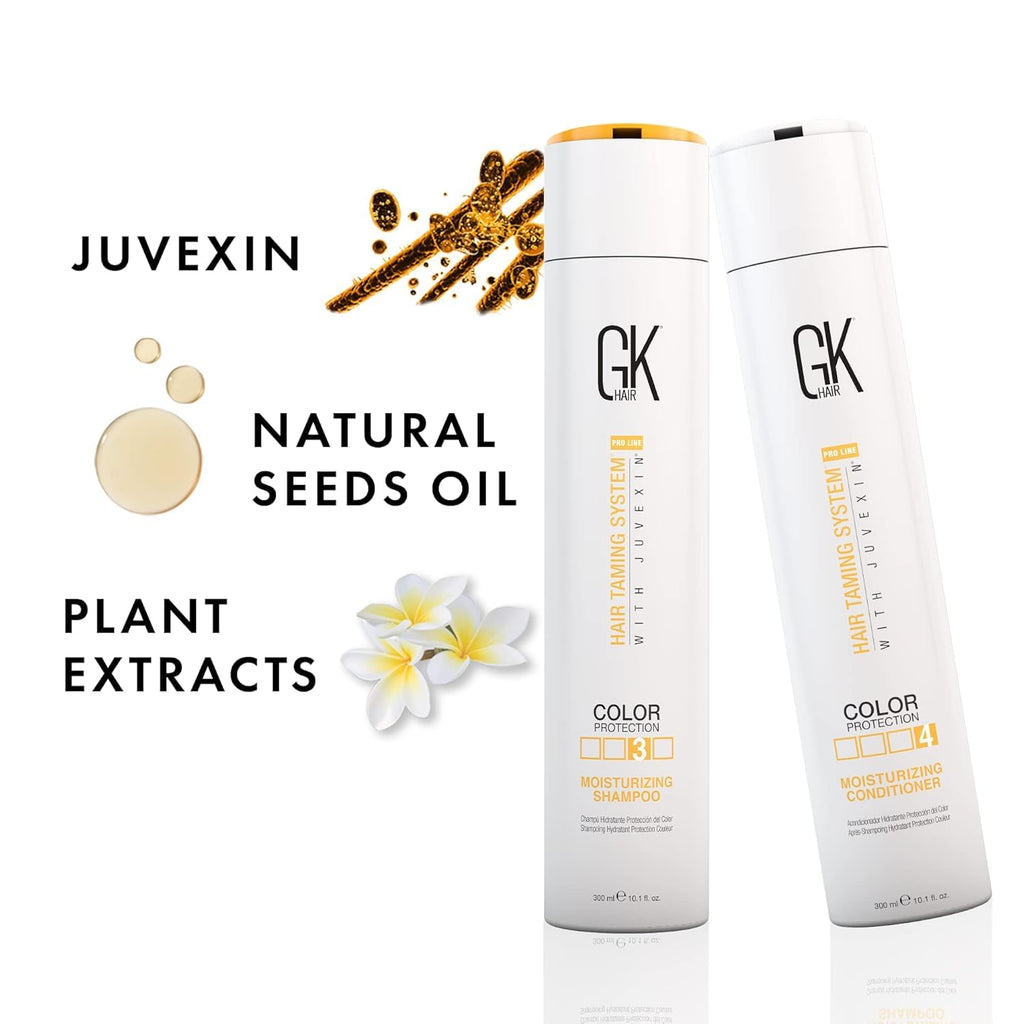 Global Keratin GK Hair Moisturizing Shampoo & Conditioner (300ML + 300ML) - 600ML