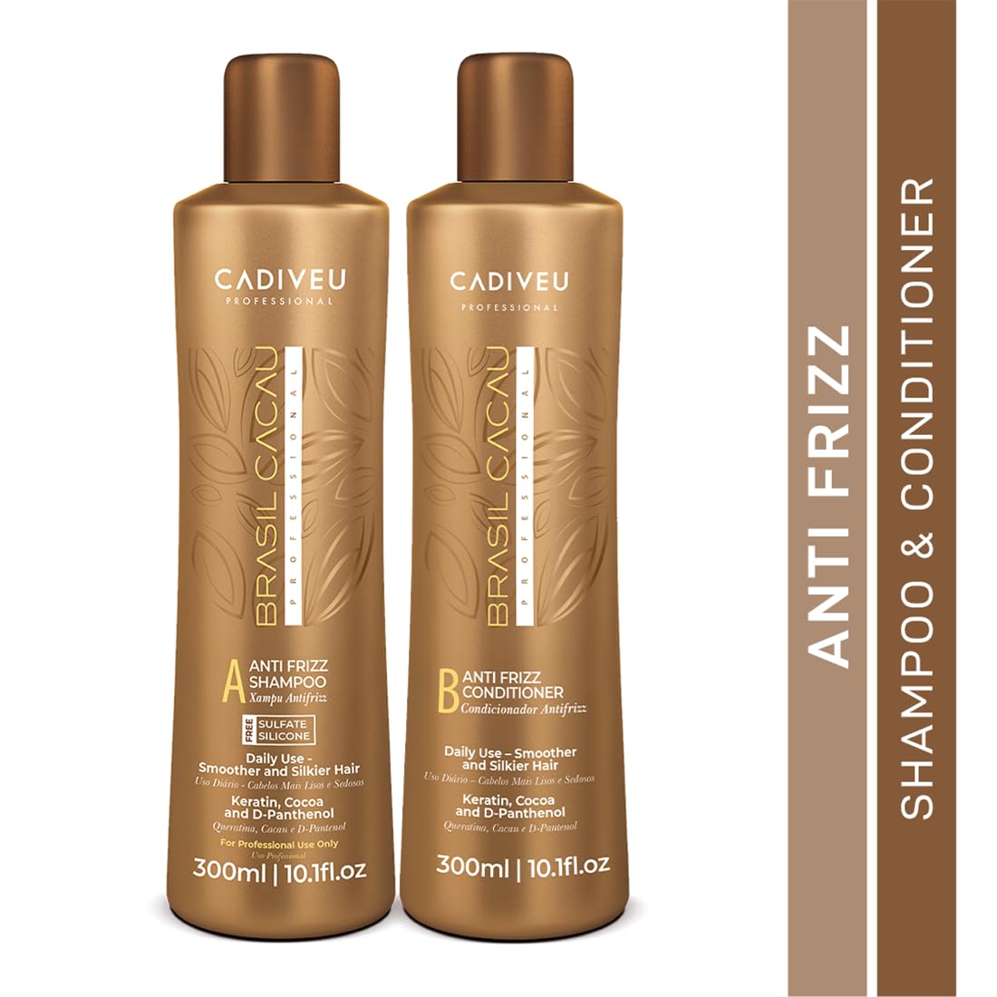 CADIVEU Generic Professional Brasil Cacau Anti Frizz Shampoo + conditioner 300 ml