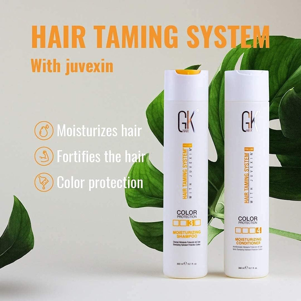 Global Keratin GK Hair Moisturizing Shampoo & Conditioner (300ML + 300ML) - 600ML