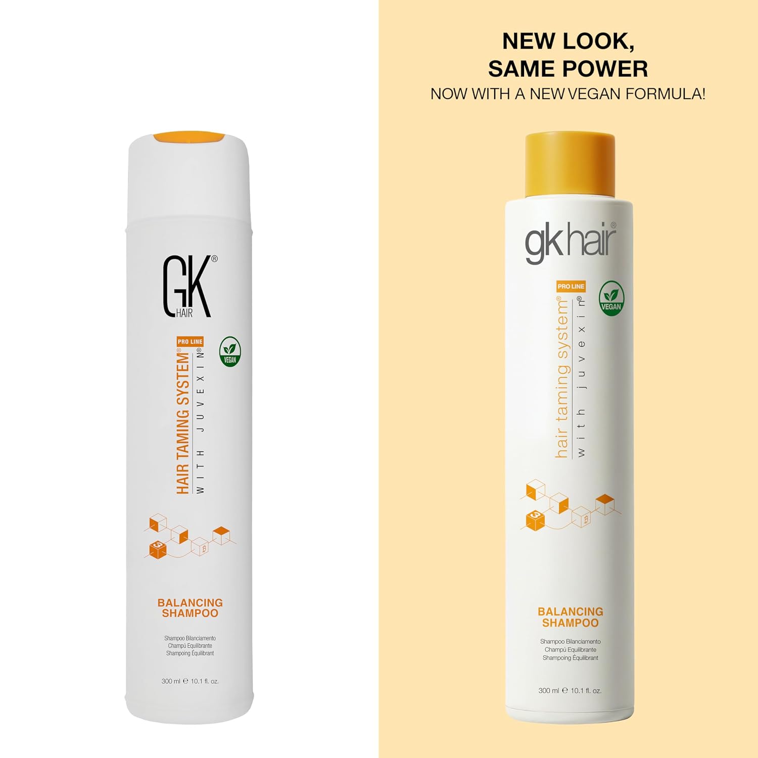 GK Hair Global Keratin Balancing Shampoo And Conditioner 300ml For Oily Hair For Women Hair Restores Scalp pH Level - Sulfate And Paraben Free